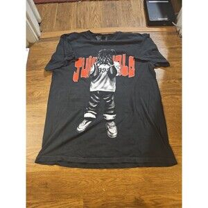 VLONE X Juice Wrld Man Of The Year T-Shirt Size Large Black 999 Double Sided